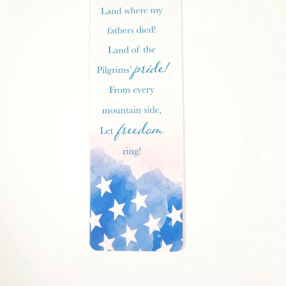 2015 America My Country Bookmark VFW Veterans Mission Vision Values- promotional